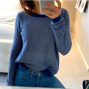 White + Warren Cashmere Colorblock Raglan Sweater